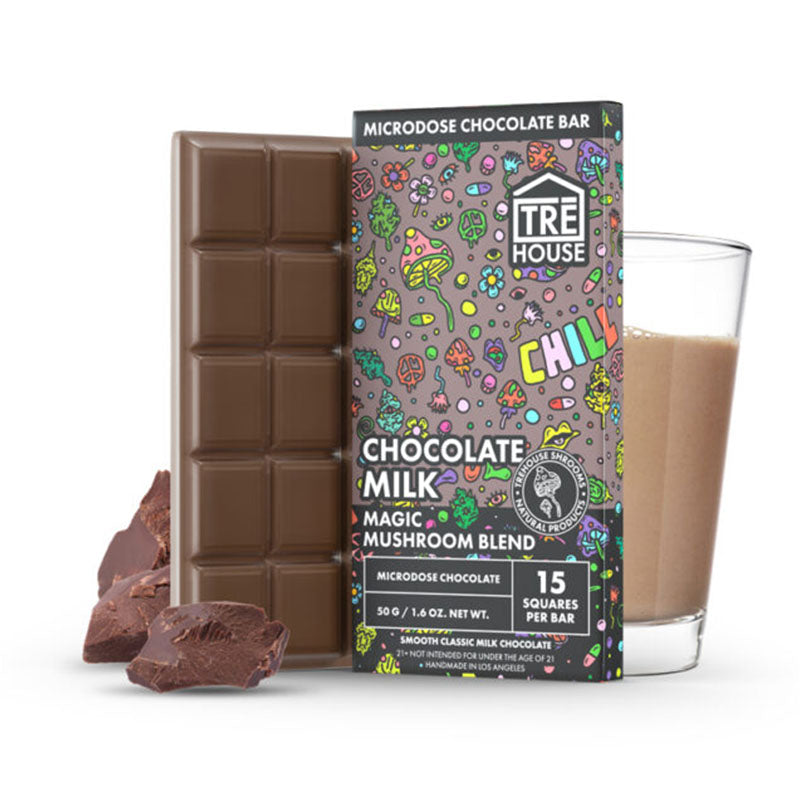 Tre House - Chocolate Bar - Magic Mushrooms - Chocolate Milk